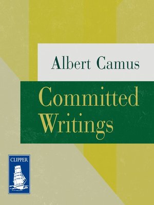 cover image of Committed Writings (Albert Camus)